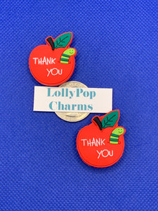 Teacher School Theme Charm Set