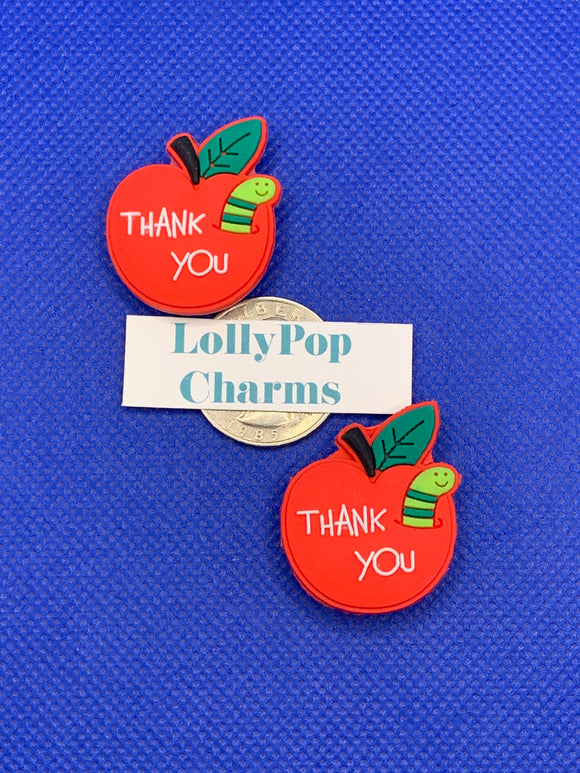 Teacher School Theme Charm Set