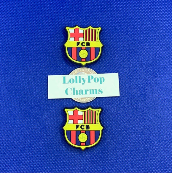2 pc Soccer Charm Set