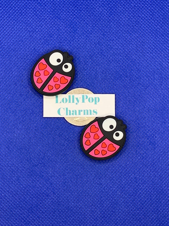 Pair of Ladybug  charms