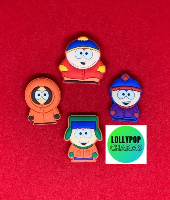 Set of Four Park Charms