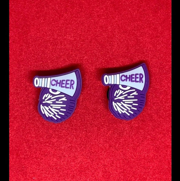 Set of Purple Cheer  Charms