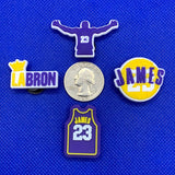 Lebron James basketball Charm set