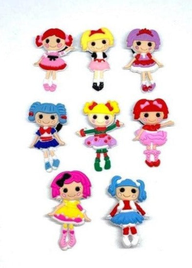 8 PC Lalaloopsy rag doll Charm Set