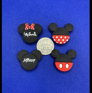 4 pc Mickey Minnie Charm SET