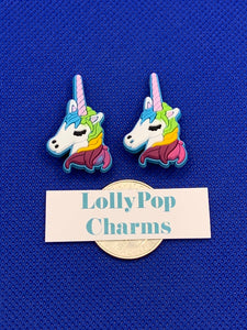 2 pc Unicorn Charm Set