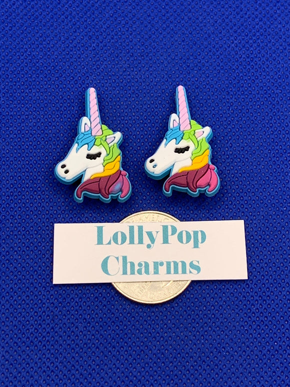 2 pc Unicorn Charm Set