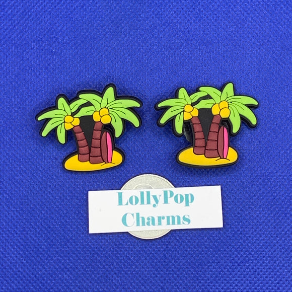 Palm Tree  Charm Set