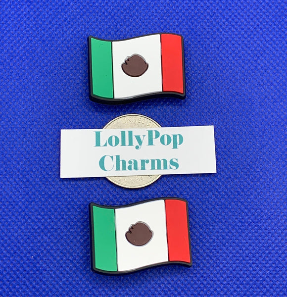 Mexican Flag Charm Set