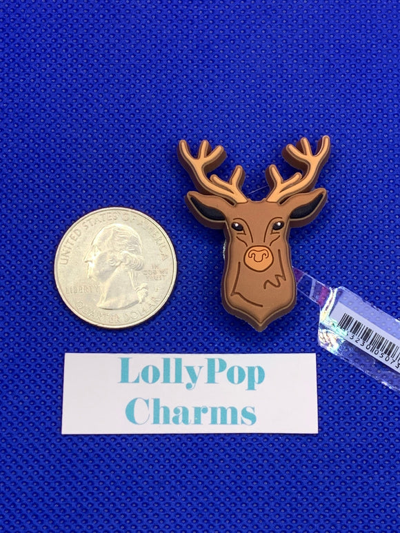 Deer Buck  Charm with tag