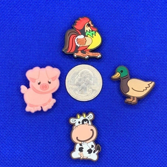 Farm animal  charm set