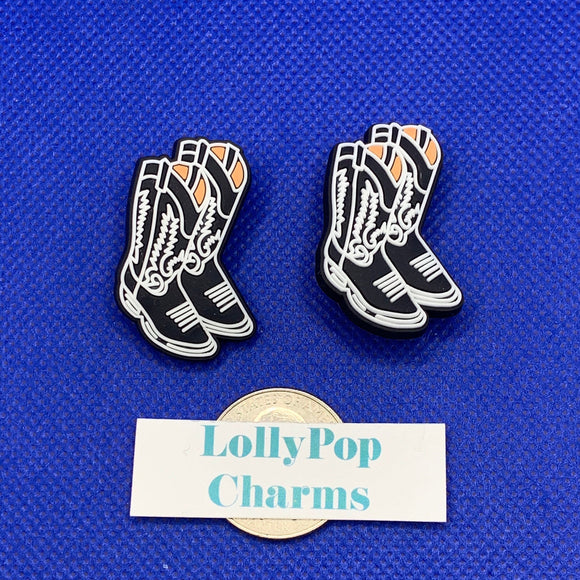 Cowboy Boots Charm Set