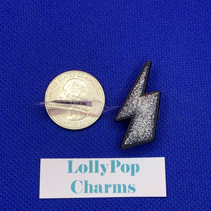 Lightening Bolt  Charm with tag