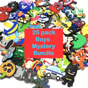 25 piece BOY Theme  Charm Bundle