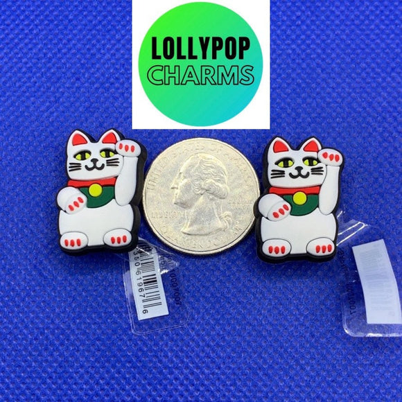 Lucky Cat  Charm Set
