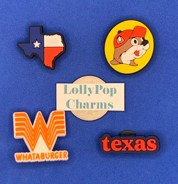 Texas Theme  Charm Set