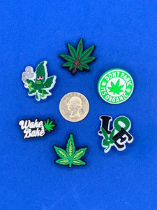 Weed Cannabis Pot  Charm Set