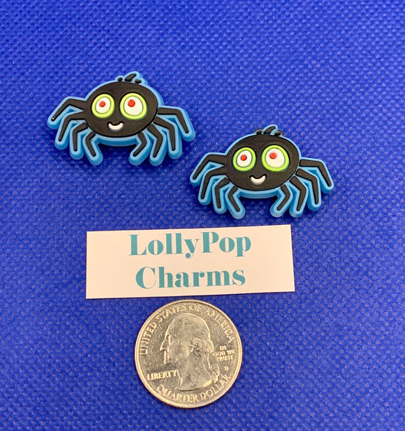 2pc Spider  Charm Set Gothic