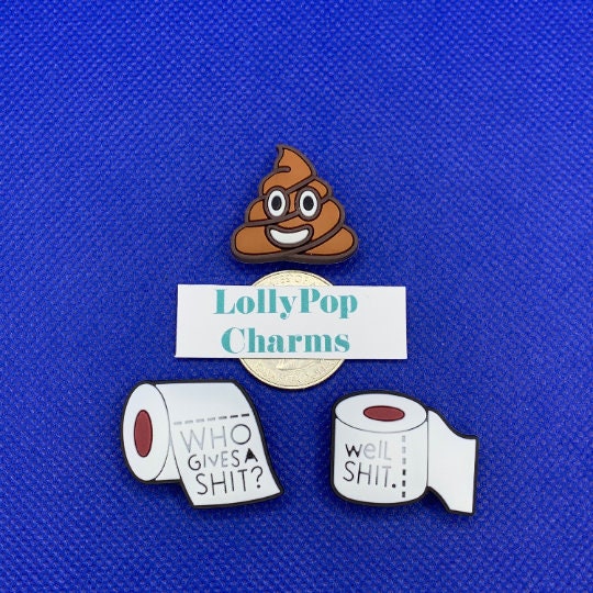Who Gives a Shit Toilet Paper  Charm Set