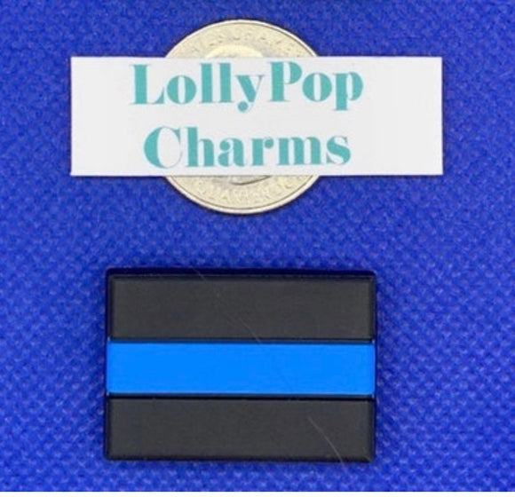 Thin Blue Line Charm