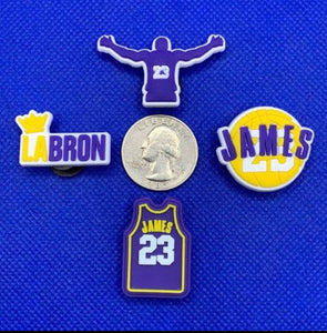 Basketball LaBron James  Charm Set
