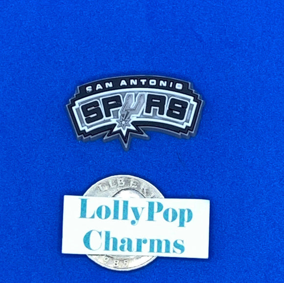 Spurs Basketball charm