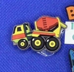Cement Truck Charm With Tag