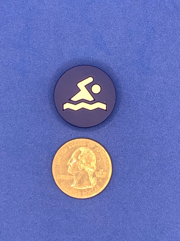 Swimming Swimmer Charm