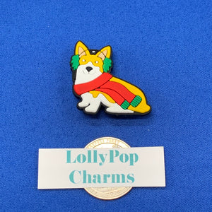 Christmas Winter Holiday Corgi Dog Charm