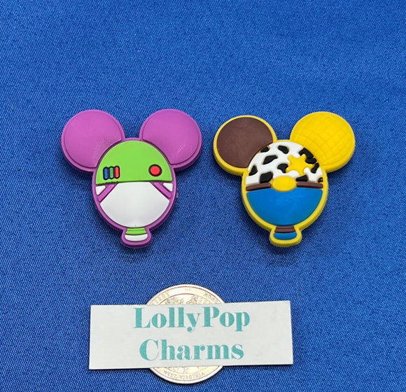 Balloon Ears Charm Set