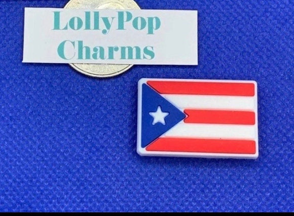 Puerto Rico Flag Charm