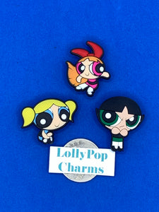 Powerpuff Girls charm set
