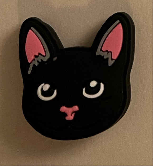 Black Cat Halloween Holiday Charm