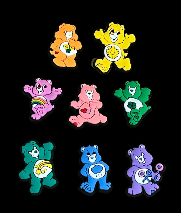 Care Bears Shoe Charm set