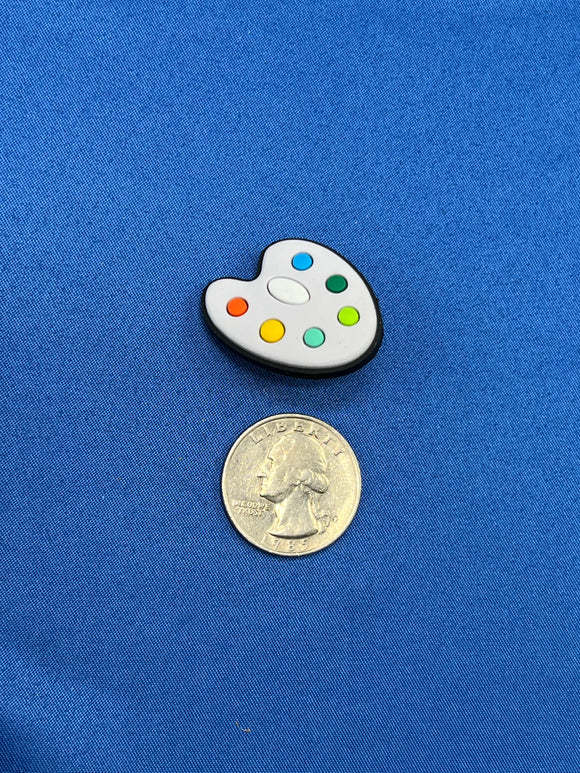 Painters Palette Shoe Charm