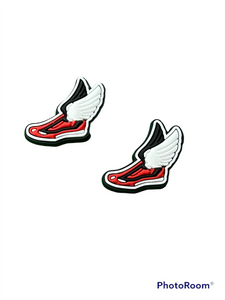 Track Shoes with Wings Charm Set