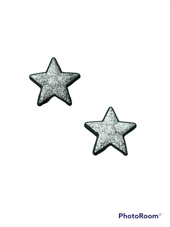 Silver Star Charm Set