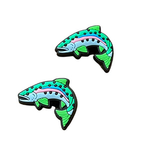 Fish Fishing Shoe Charm Set