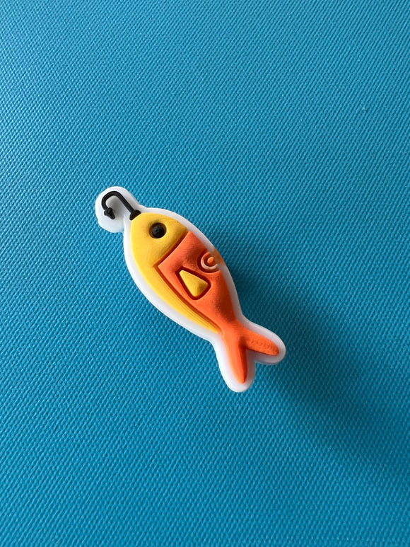 fish charm bait lure Fish on hook Fishing Charm – LollyPop Charms