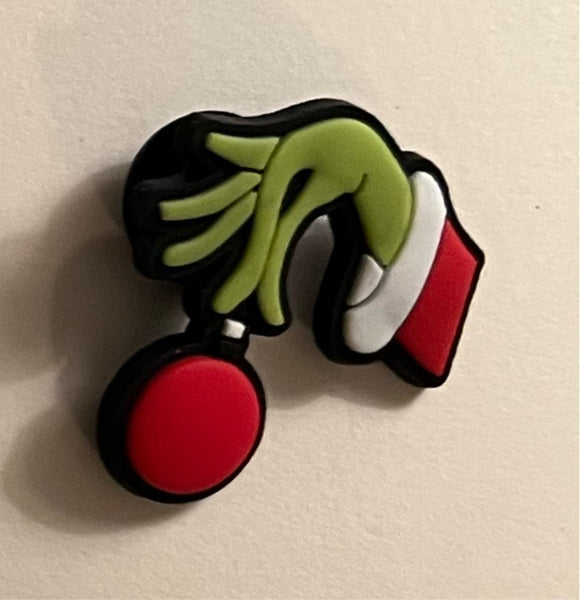 Grinch hand Christmas Holiday Charm