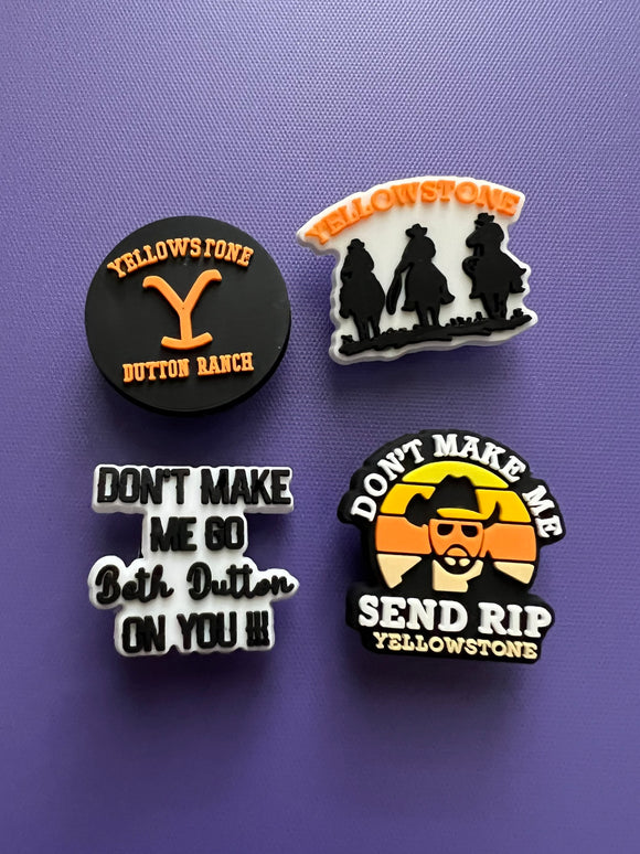 Yellowstone shoe charm set