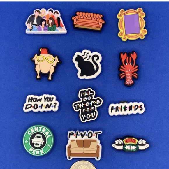 12 pc Friend Charm Set