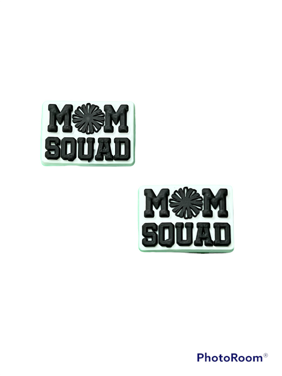 Cheer Squad Mom Shoe Charm Set