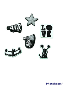 Cheer Shoe Charm Set