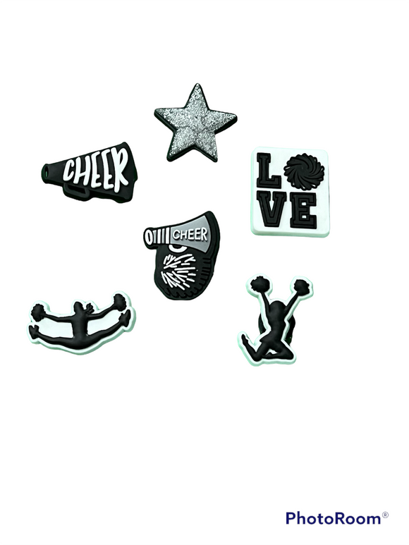 Cheer Shoe Charm Set