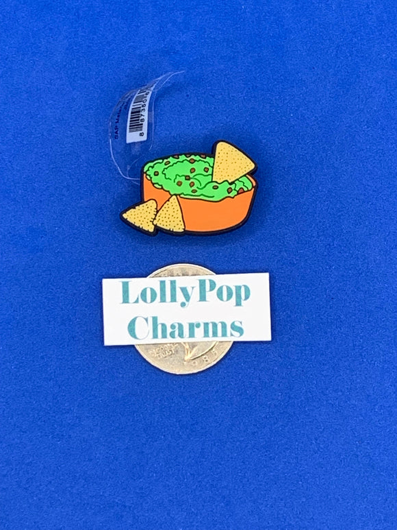 Chips and Guacamole charm With Tag