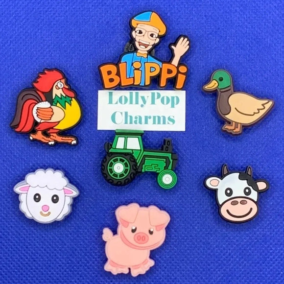 Farm Animal Charm Set