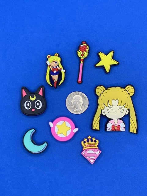 Sailor Moon 8 piece Charm Set